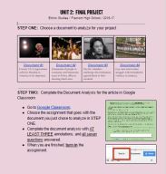 Click the picture or THIS LINK to read the instructions for your final project.